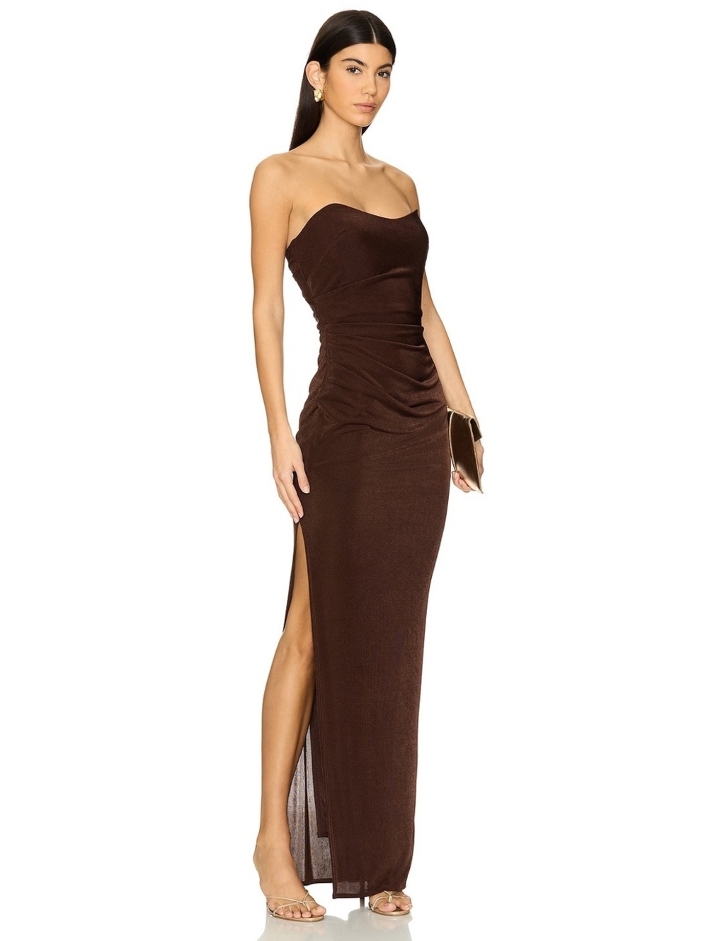 Katie May Sway Gown in Chocolate